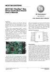 NCV7381 FlexRay® Bus Driver Evaluation Board User`s Manual