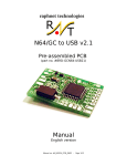 raphnet.net`s N64/GC to USB - User`s manual