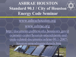 Requirements - ASHRAE Houston