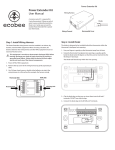 Power Extender Kit User Manual
