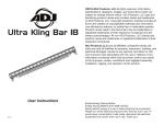 Ultra Kling Bar 18 User Manual