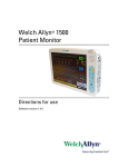 1500 Patient Monitor Software version 1.4.X, User Manual