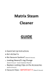 Maintenance Guide - Matrix Cleaning Systems