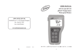 AD 131 and AD 132 pH/mV/Temperature Waterproof Meters USER