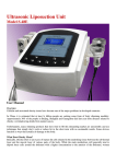 Ultrasonic Liposuction Unit