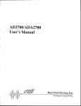 AD27uD|ADA2700 User`s Manual - RTD Embedded Technologies