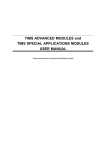 TIMS Advanced Modules User Manual