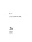 UPA to PCI Interface User`s Manual