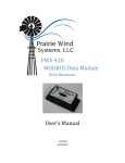 PWS-420 User`s Manual - Prairie Wind Systems