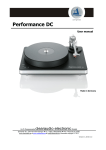"Clearaudio Performance DC" manual