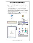 Remote Keyboard Quick Start