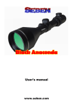 Rifle scope Black Anaconda