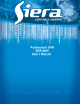 Siera SDR 2004 User Manual