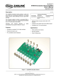 ZLAN-271 MT8816 Evaluation Board ZLE8816 User`s Manual