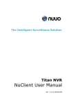 NuClient User Manual - Surveillance System, Security Cameras