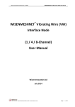 WISENMESHNET Vibrating Wire (VW) Interface Node (1 / 4 / 8