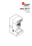 HIAC 8011+ - Particle Counters