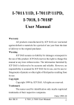 Information & User Manual