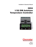 3204 1/32 DIN Autotune Temperature Controller