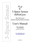 3-Space Sensor HiPerGyro User`s Manual