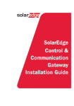 Control and Communication Gateway Installation Guide