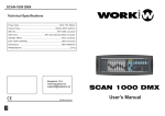 SCAN 1000 DMX - WORK PRO Audio