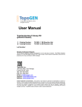 User Manual - TopoGEN, Inc.