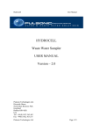 Hydrocell User Manual