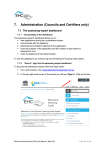 7. Administration (Councils and Certifiers only)