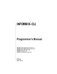 Informix CLI Programmer`s Manual, Version 2.8