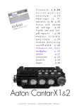 Cantar X2 - English V2.28 - Audio Services Corporation (Canada) Ltd.