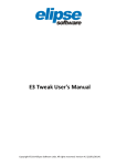 E3 Tweak User`s Manual