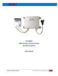 WT-9002N GSM Intercom, Access Control And Alarm System USER