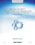 MT 3060 U Firmware Update V2-D6 Release Notes