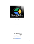 Combining Unity with Google Spreadsheets User Manual Version