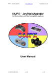 64JPX – JoyPad eXpander User Manual