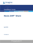 Nexio AMP Share Install Guide