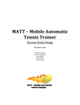 MATT – Mobile Automatic Tennis Trainer