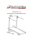 USER MANUAL - EN IN 5563 Magnetic Treadmill inSPORTline Jorney