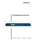 460 Presentation Audio Mixer