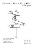 Windows® Phone 8S by HTC® User Manual