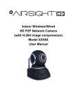 Indoor Wireless/Wired HD P2P Network Camera (with H.264 image