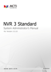 NVR 3 Standard - Tecnosinergia