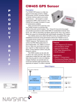 CW46S GPS Sensor