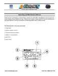 Operating and Maintenance Manual