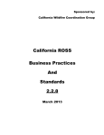California ROSS Business Practices and Standards 2.2