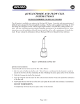 pH ELECTRODE AND FLOW CELL INSTRUCTIONS - Bio-Rad
