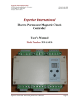 Experior Controller Unit 3036/6036 User`s Manual
