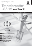 Transferpette Multichannel Electronic User Manual 2003