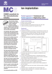 COSHH essentials for the microelectronics industry MC6